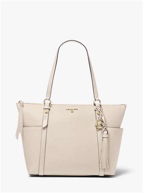 geldbörse michael kors sullivan|Sullivan Large Saffiano Leather Tote Bag .